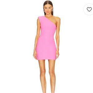 Kyra Dress in Shocking Pink
